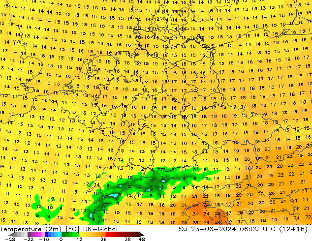 карта температуры UK-Global Вс 23.06.2024 06 UTC