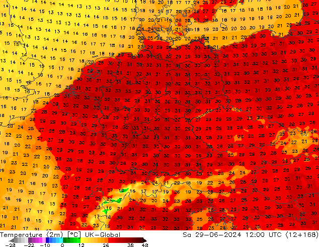 карта температуры UK-Global сб 29.06.2024 12 UTC