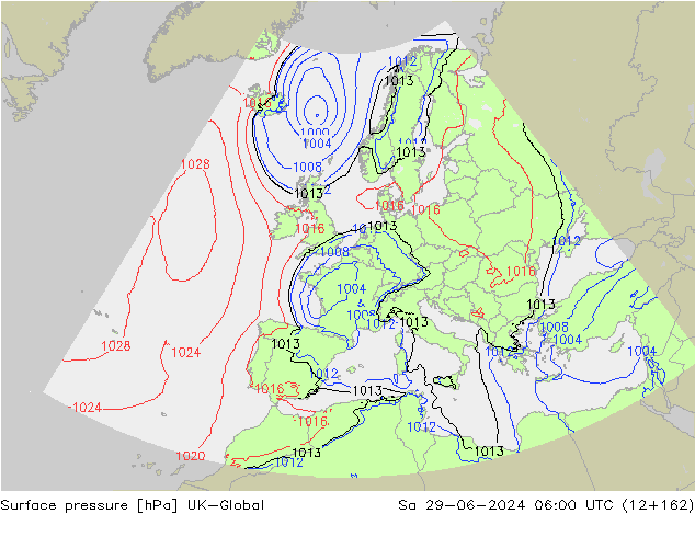 ciśnienie UK-Global so. 29.06.2024 06 UTC