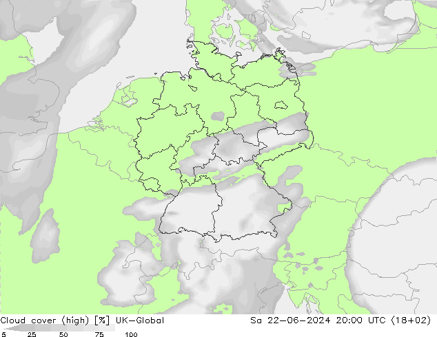 Wolken (hohe) UK-Global Sa 22.06.2024 20 UTC