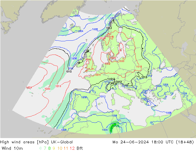 Izotacha UK-Global pon. 24.06.2024 18 UTC