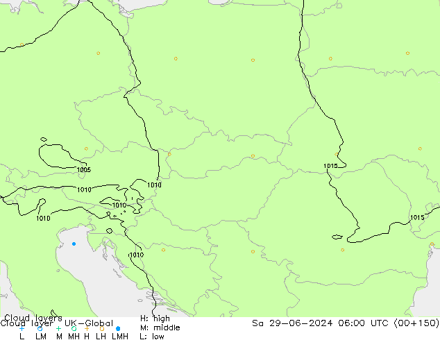 Cloud layer UK-Global sam 29.06.2024 06 UTC