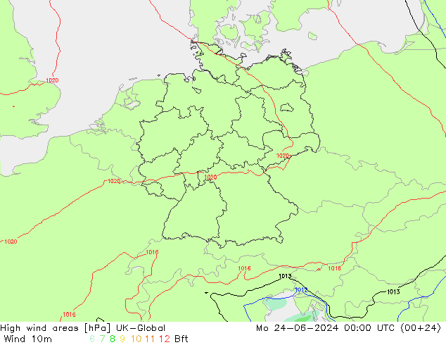 yüksek rüzgarlı alanlar UK-Global Pzt 24.06.2024 00 UTC