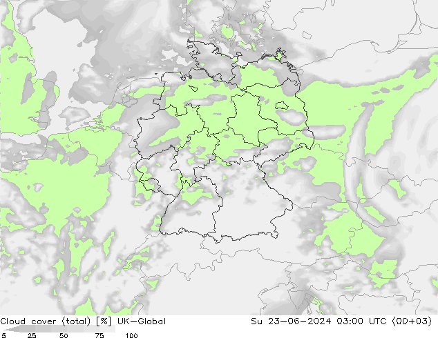 Bulutlar (toplam) UK-Global Paz 23.06.2024 03 UTC