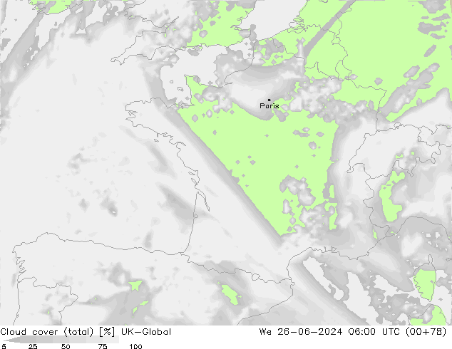 Nubi (totali) UK-Global mer 26.06.2024 06 UTC