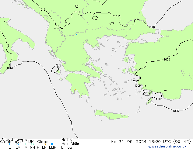 Cloud layer UK-Global  24.06.2024 18 UTC