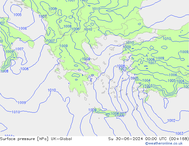 pressão do solo UK-Global Dom 30.06.2024 00 UTC