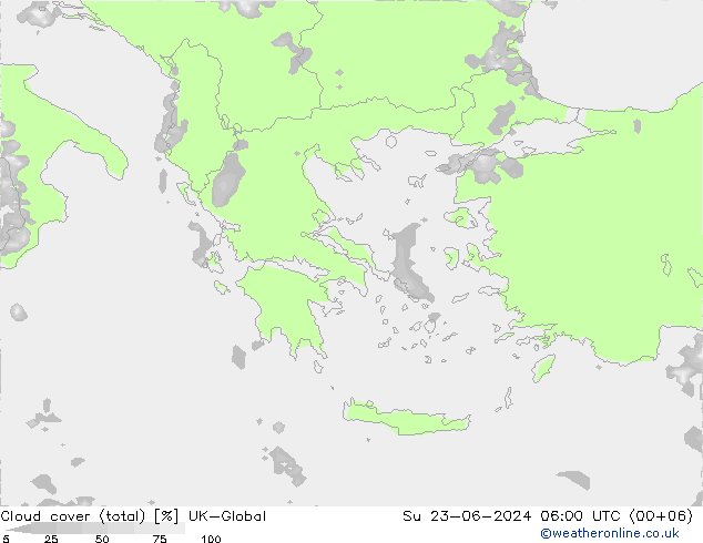 Bulutlar (toplam) UK-Global Paz 23.06.2024 06 UTC