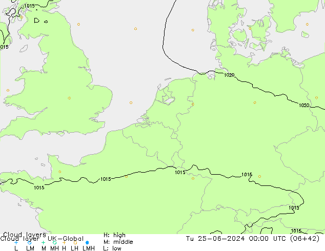 Cloud layer UK-Global Ter 25.06.2024 00 UTC