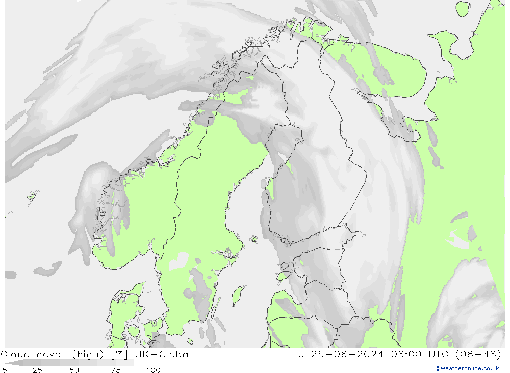 облака (средний) UK-Global вт 25.06.2024 06 UTC