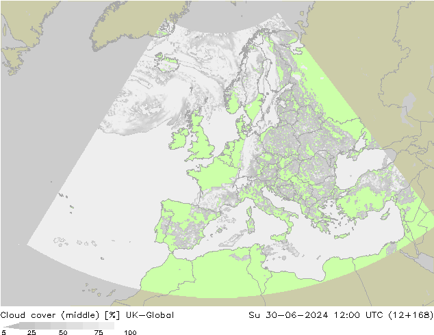 Nubes medias UK-Global dom 30.06.2024 12 UTC