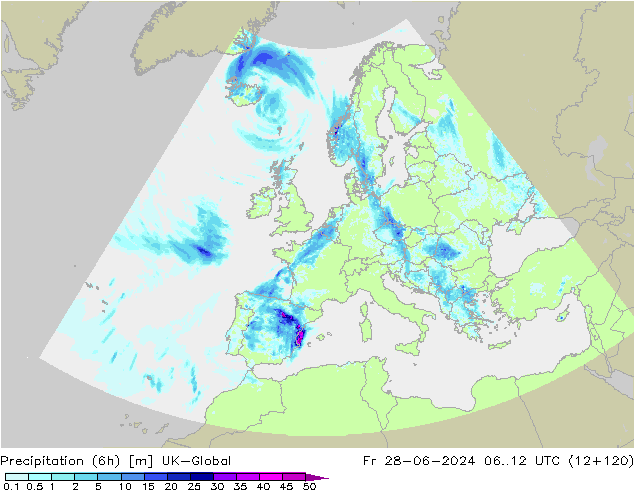 Nied. akkumuliert (6Std) UK-Global Fr 28.06.2024 12 UTC