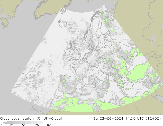 Nuages (total) UK-Global dim 23.06.2024 14 UTC