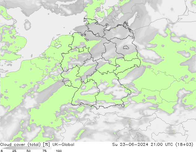 Nuages (total) UK-Global dim 23.06.2024 21 UTC
