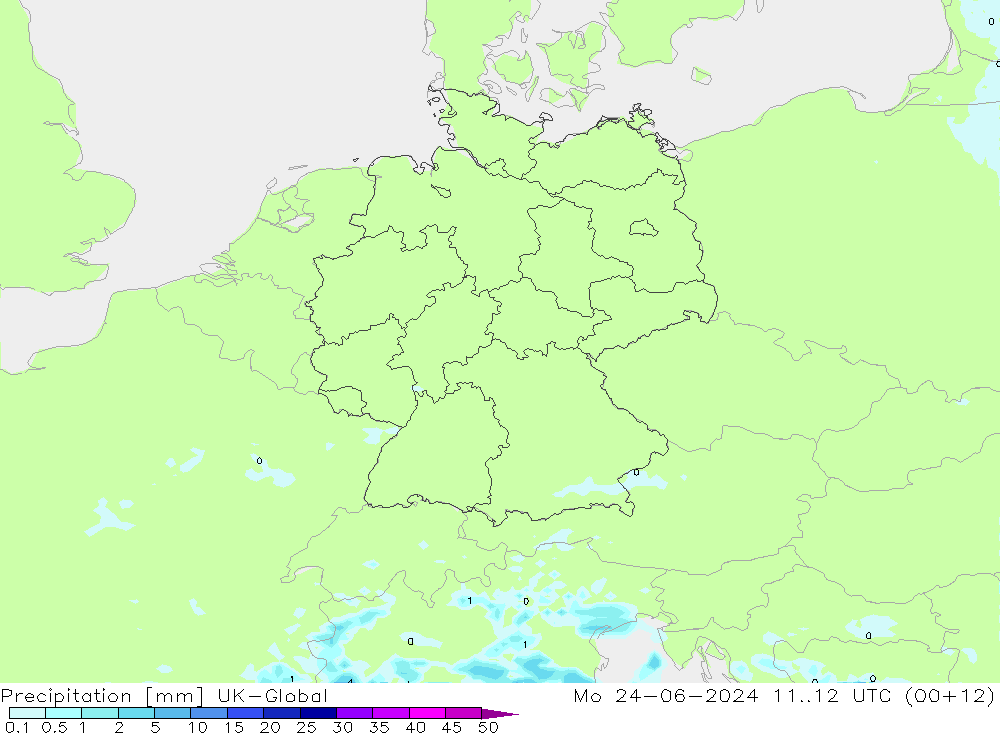 precipitação UK-Global Seg 24.06.2024 12 UTC