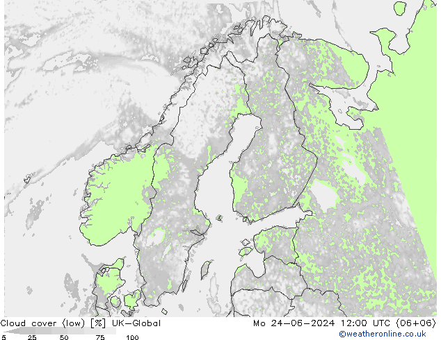 Wolken (tief) UK-Global Mo 24.06.2024 12 UTC