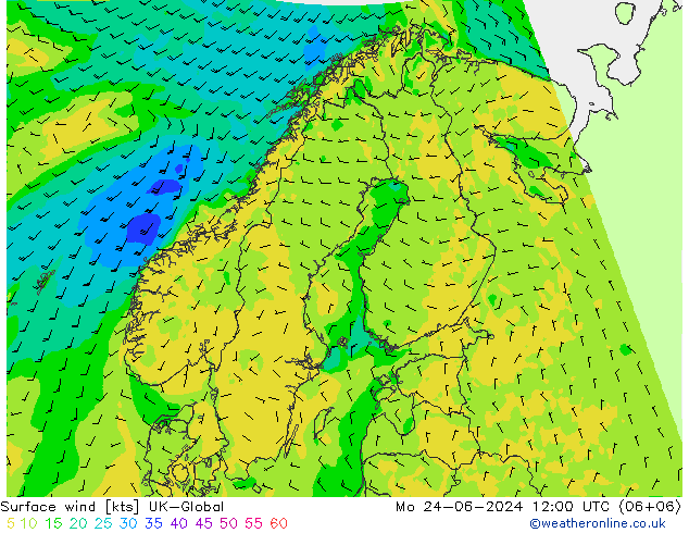 Bodenwind UK-Global Mo 24.06.2024 12 UTC