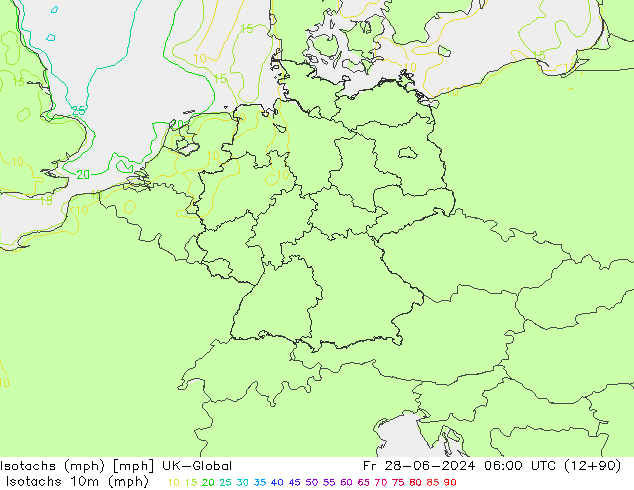 Isotachs (mph) UK-Global  28.06.2024 06 UTC