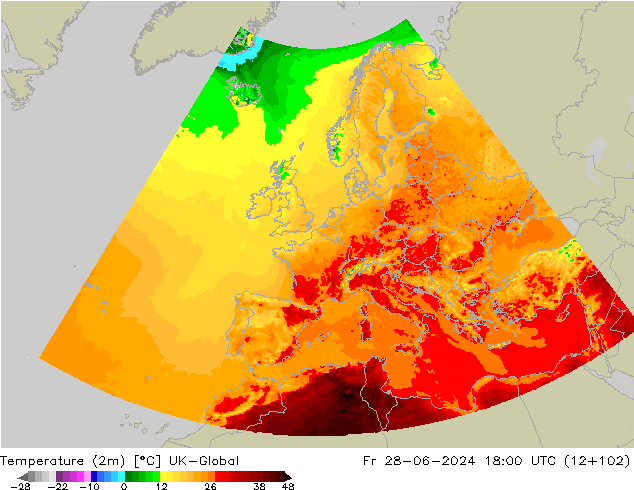 карта температуры UK-Global пт 28.06.2024 18 UTC