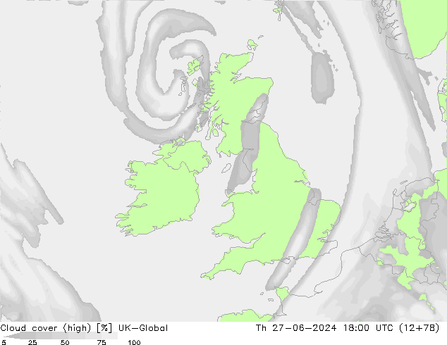 Nuages (élevé) UK-Global jeu 27.06.2024 18 UTC