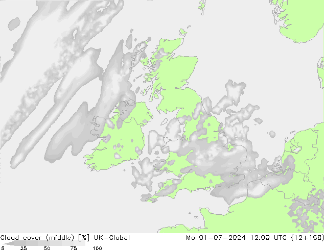 Bewolking (Middelb.) UK-Global ma 01.07.2024 12 UTC