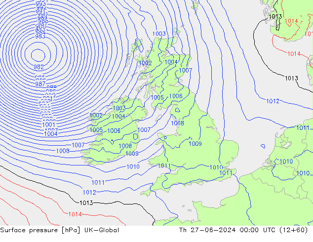 Bodendruck UK-Global Do 27.06.2024 00 UTC