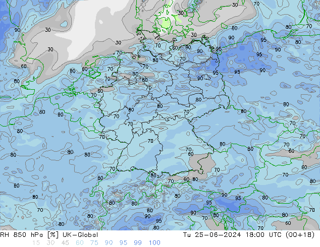 RV 850 hPa UK-Global di 25.06.2024 18 UTC