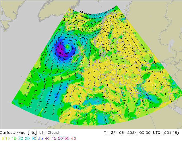  10 m UK-Global  27.06.2024 00 UTC