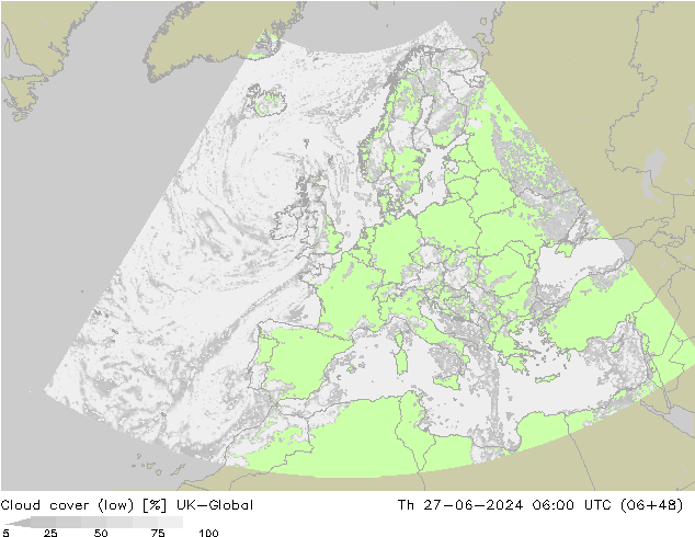 nízká oblaka UK-Global Čt 27.06.2024 06 UTC