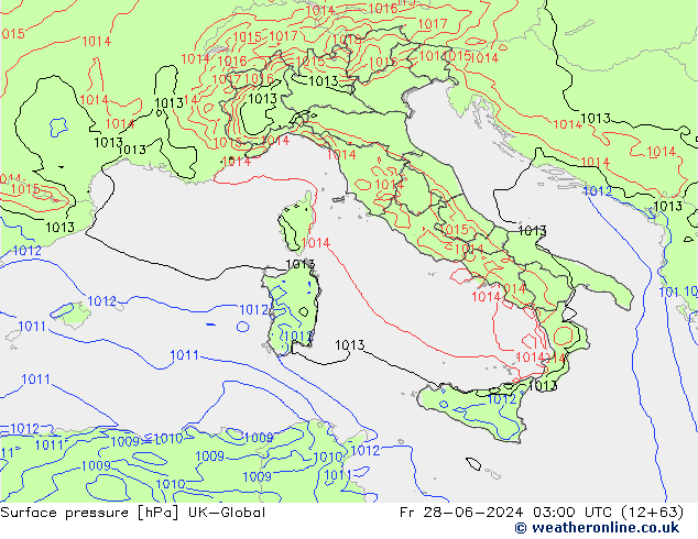 Yer basıncı UK-Global Cu 28.06.2024 03 UTC