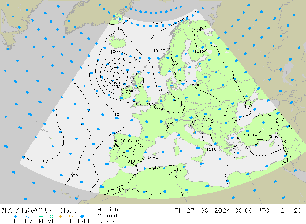 Wolkenlagen UK-Global do 27.06.2024 00 UTC