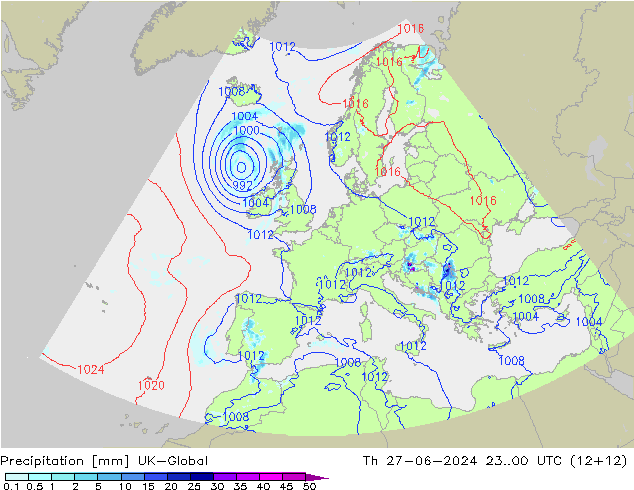 Niederschlag UK-Global Do 27.06.2024 00 UTC