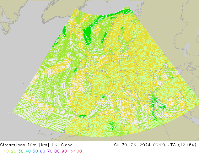 ветер 10m UK-Global Вс 30.06.2024 00 UTC