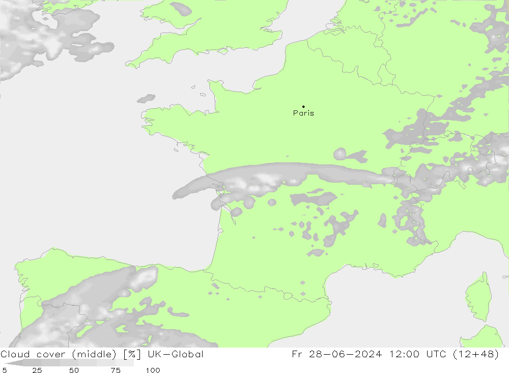 Bewolking (Middelb.) UK-Global vr 28.06.2024 12 UTC