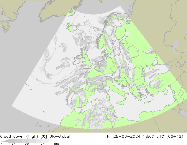 Bewolking (Hoog) UK-Global vr 28.06.2024 18 UTC