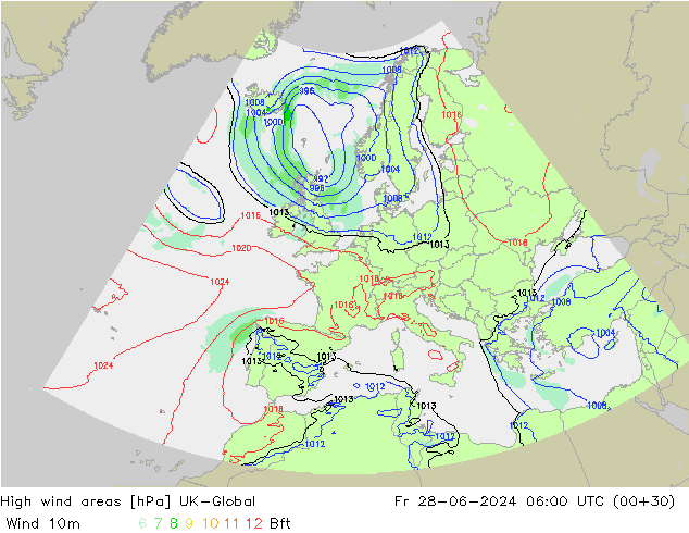 Windvelden UK-Global vr 28.06.2024 06 UTC