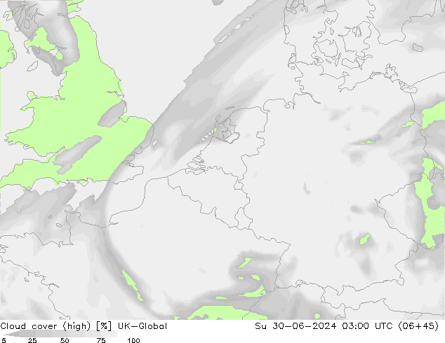 Bewolking (Hoog) UK-Global zo 30.06.2024 03 UTC