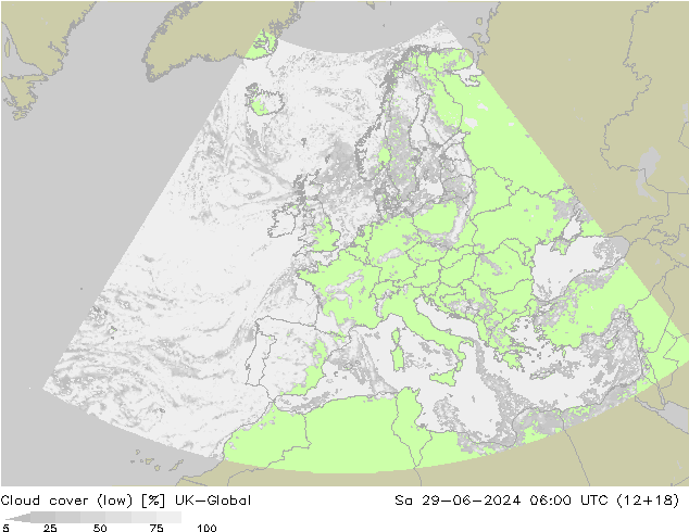 云 (低) UK-Global 星期六 29.06.2024 06 UTC