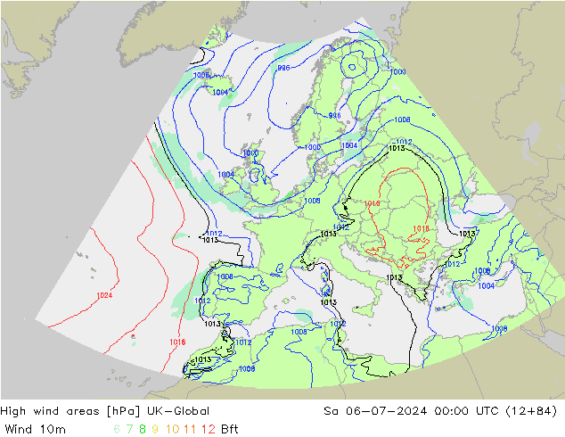 Windvelden UK-Global za 06.07.2024 00 UTC