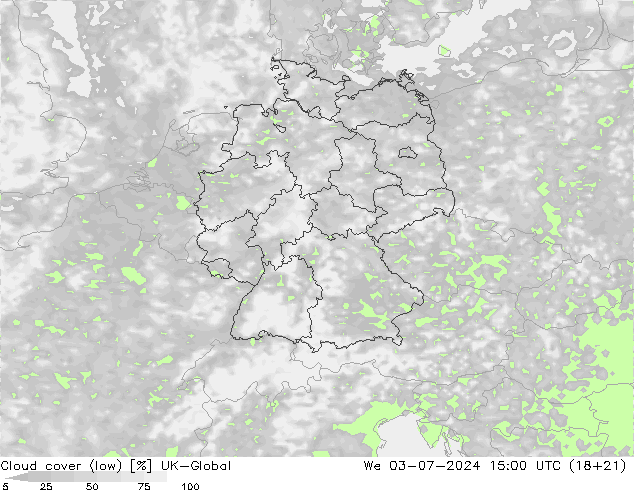 云 (低) UK-Global 星期三 03.07.2024 15 UTC