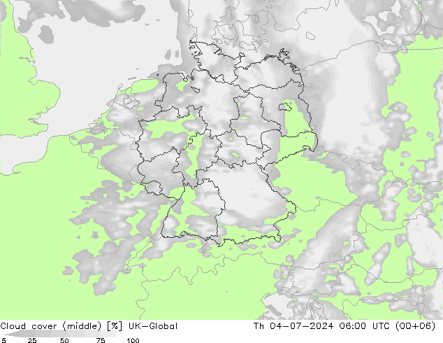 Bewolking (Middelb.) UK-Global do 04.07.2024 06 UTC