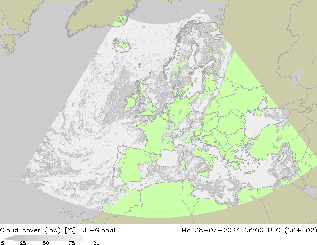 云 (低) UK-Global 星期一 08.07.2024 06 UTC