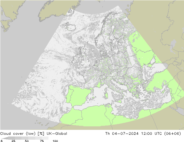 云 (低) UK-Global 星期四 04.07.2024 12 UTC