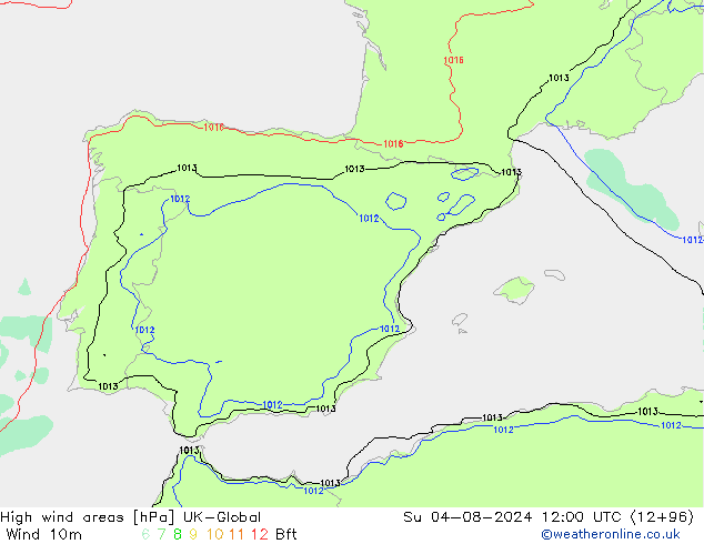 Windvelden UK-Global zo 04.08.2024 12 UTC