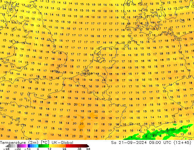 карта температуры UK-Global сб 21.09.2024 09 UTC