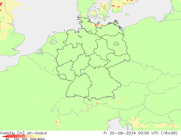 Sichtweite UK-Global Fr 20.09.2024 00 UTC