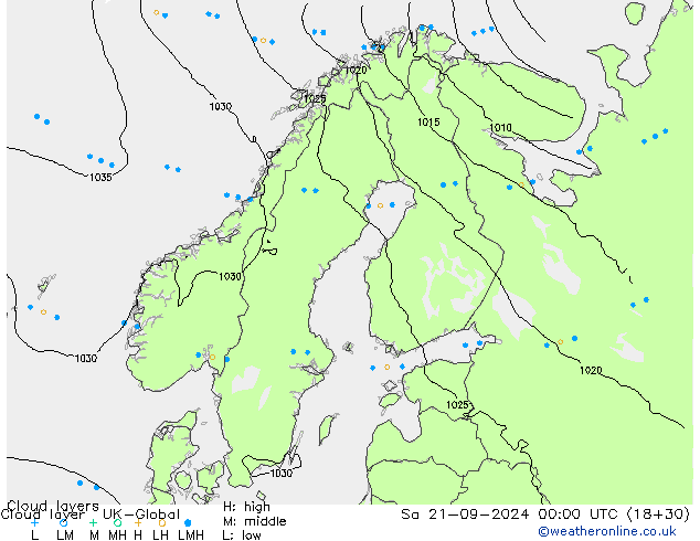 Wolkenschichten UK-Global Sa 21.09.2024 00 UTC