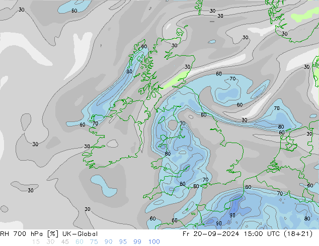 RH 700 hPa UK-Global Pá 20.09.2024 15 UTC