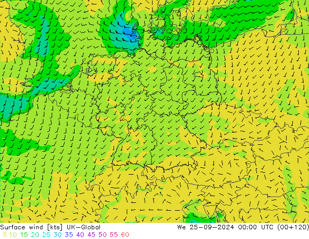  10 m UK-Global  25.09.2024 00 UTC