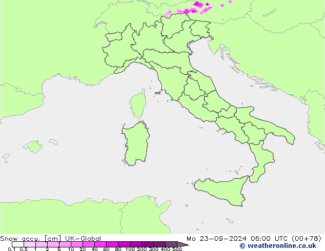 Snow accu. UK-Global Seg 23.09.2024 06 UTC